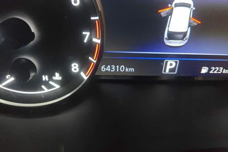 Used Nissan Murano 2017 2.5L XL Two-Wheel Drive Smart Edition Odometer Close Up