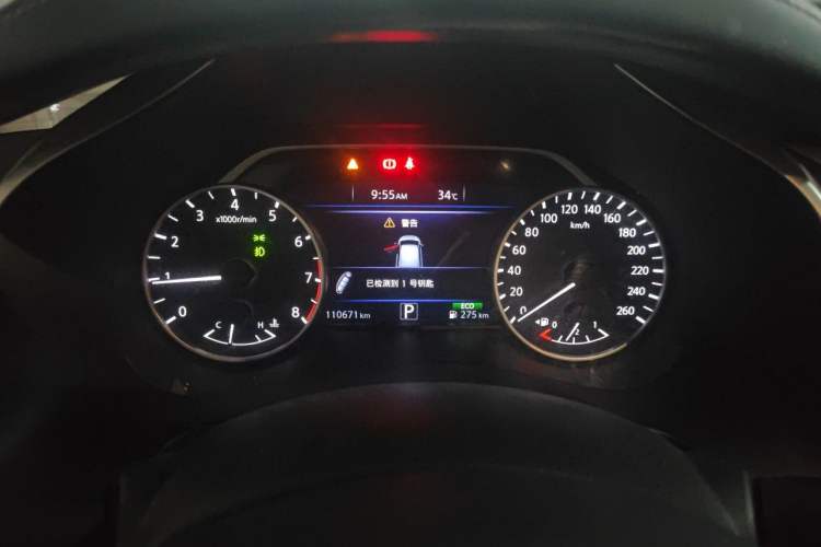 Used Nissan Murano 2019 2.5L XL Two-Wheel Drive Smart Connect Luxury Edition China VI Standard Instrument Cluster