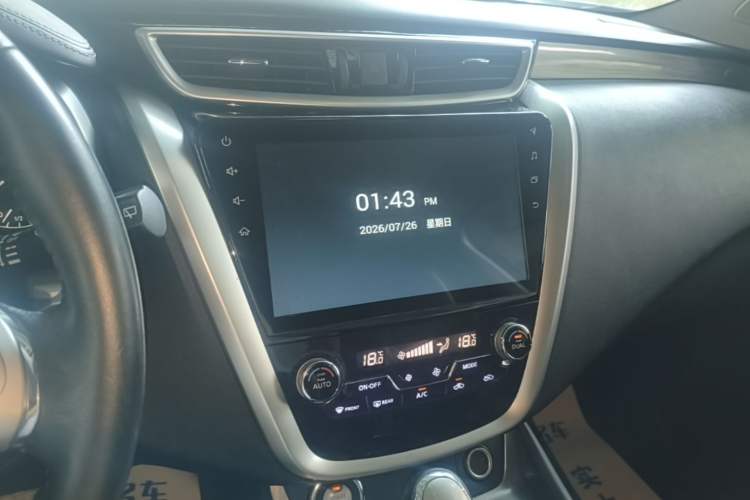 Used Nissan Murano 2019 2.5L XL Two-Wheel Drive Smart Connect Luxury Edition China VI Standard Audio And AC Panel