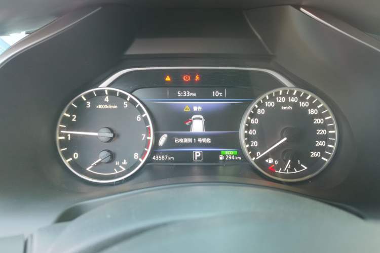 Used Nissan Murano 2019 2.5L XL Two-Wheel Drive Smart Connect Luxury Edition China VI Standard Instrument Cluster