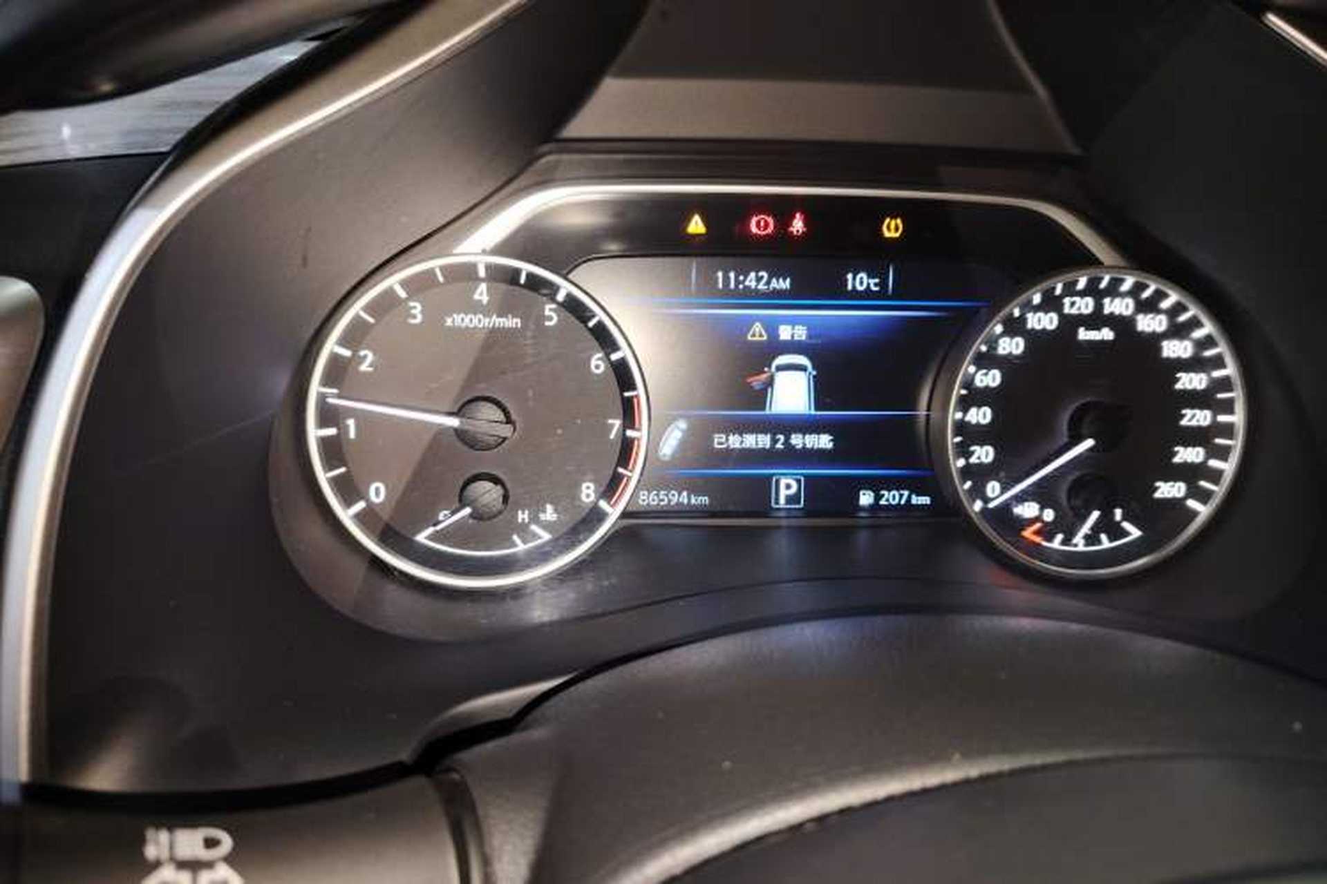 Used Nissan Murano 2019 2.5L XE Two-Wheel Drive Elite Version China VI Standard Instrument Cluster