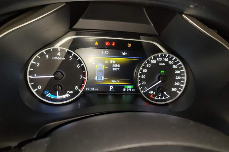 Used Nissan Murano 2019 2.5 S/C HEV XE Four-Wheel Drive Hybrid SmartConnect Prestige Edition China VI Standard Instrument Cluster