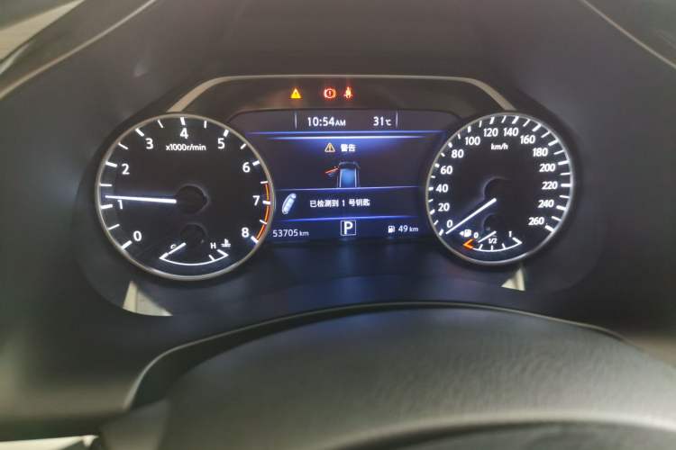 Used Nissan Murano 2019 2.5L XE Two-Wheel Drive Elite Version China VI Standard Odometer Close Up
