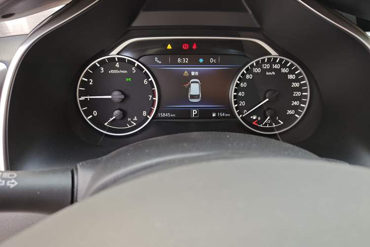 Used Nissan Murano 2021 2.5L XL Two-Wheel Drive Smart Connect Luxury Edition Odometer Close Up