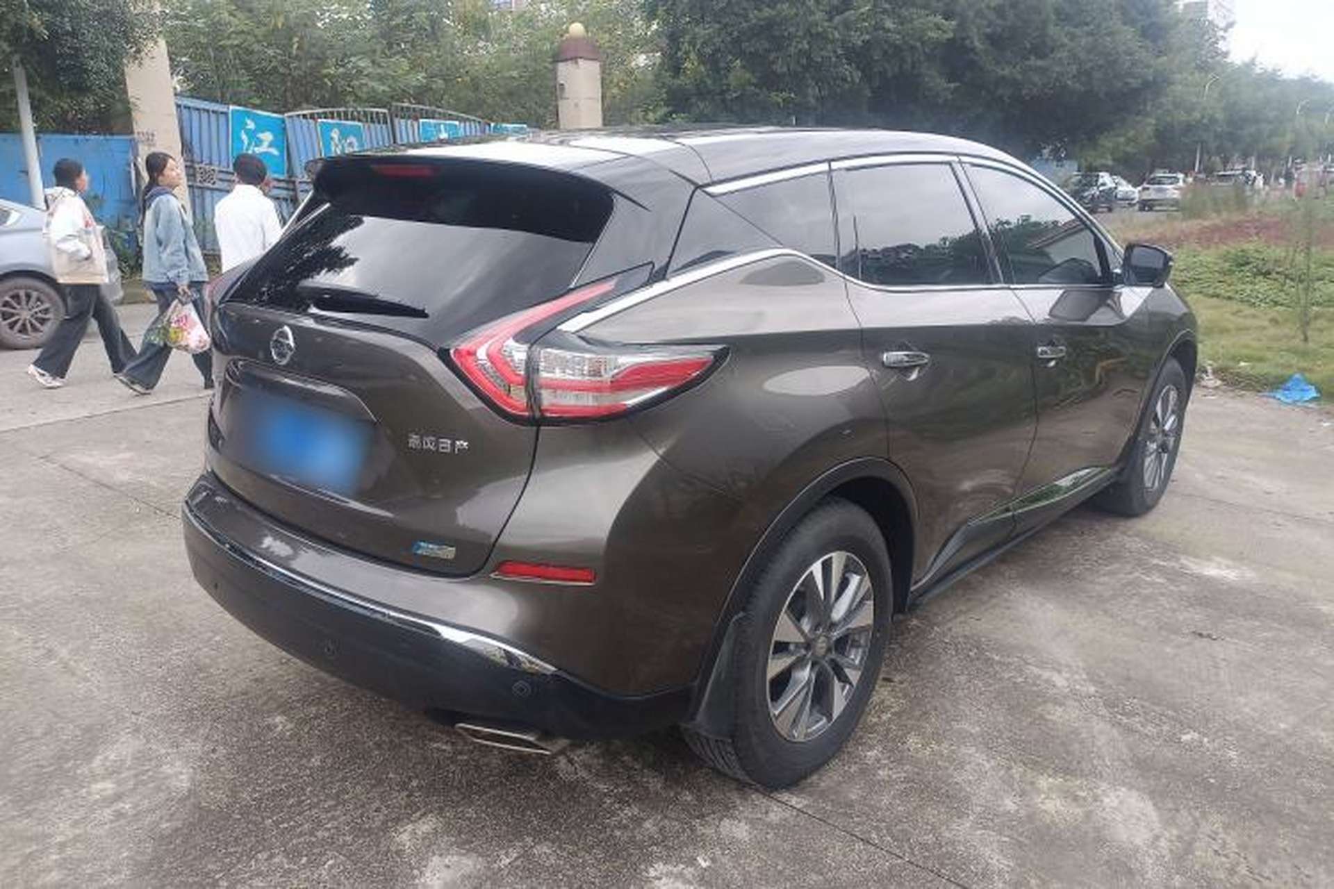 Used Nissan Murano 2021 2.5L XL Two-Wheel Drive Smart Connect Luxury Edition Rear Right 45 Deg