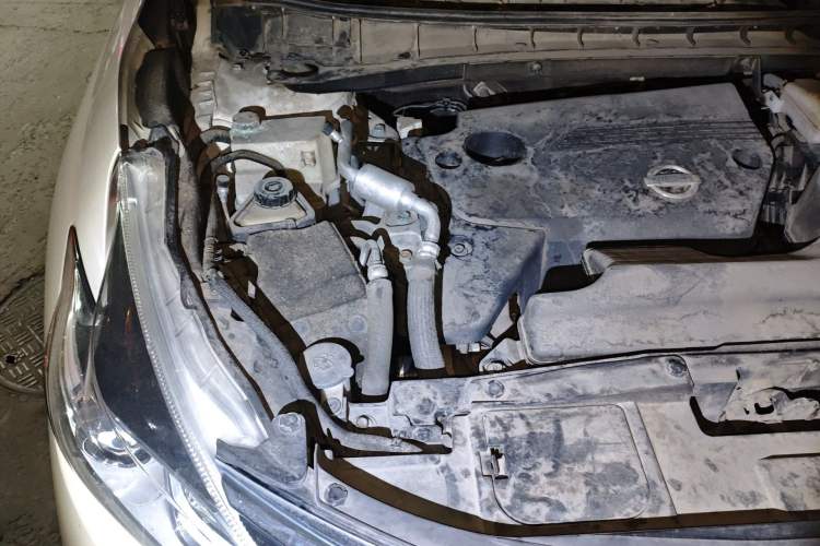 Used Nissan Murano 2021 2.5L XL Two-Wheel Drive Smart Connect Luxury Edition Engine Bay Right