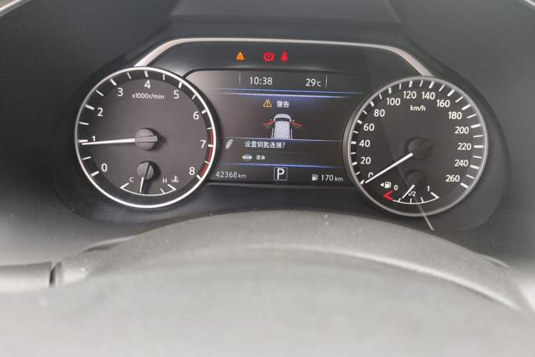 Used Nissan Murano 2021 2.5L XL Two-Wheel Drive Smart Connect Luxury Edition Odometer Close Up