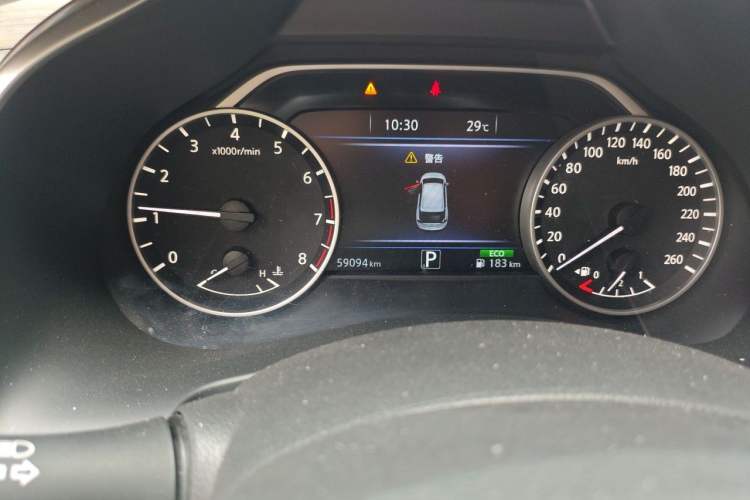 Used Nissan Murano 2021 2.5L XL Two-Wheel Drive Smart Connect Luxury Edition Odometer Close Up