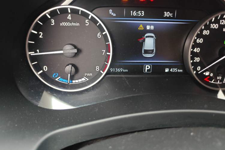 Used Nissan Murano 2021 2.5 S/C HEV XE Four-Wheel Drive Hybrid SmartConnect Prestige Edition Odometer Close Up