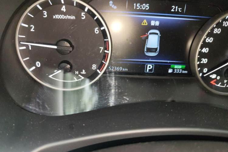 Used Nissan Murano 2021 2.5L XE Two-Wheel Drive Elite Edition Odometer Close Up