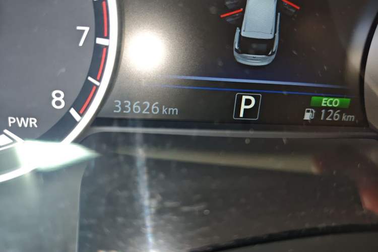 Used Nissan Murano 2021 2.5 S/C HEV XE Four-Wheel Drive Hybrid SmartConnect Prestige Edition Odometer Close Up
