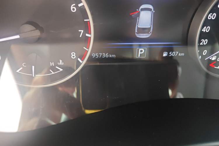 Used Nissan Murano 2021 2.5L XE Two-Wheel Drive Elite Edition Odometer Close Up