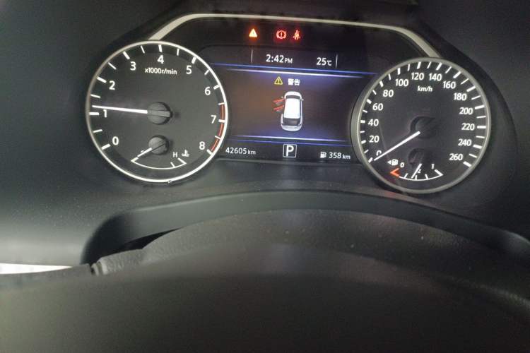 Used Nissan Murano 2021 2.5L XE Two-Wheel Drive Elite Edition Odometer Close Up