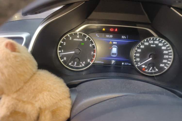 Used Nissan Murano 2021 2.5L XL Two-Wheel Drive Smart Connect Luxury Edition Odometer Close Up