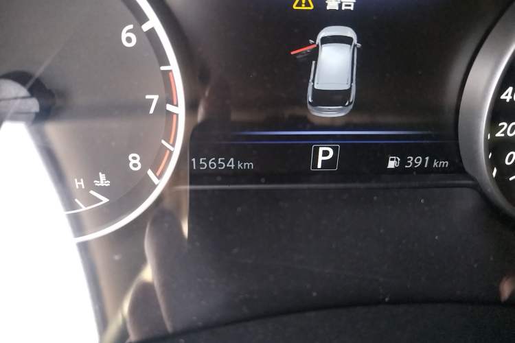 Used Nissan Murano 2021 2.5L XL Two-Wheel Drive Smart Connect Luxury Edition Odometer Close Up