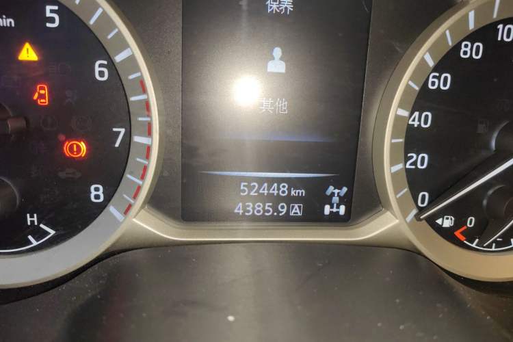 Used Nissan Navara 2019 2.5L Manual 4x4 Comfort Edition China VI QR25 Odometer Close Up