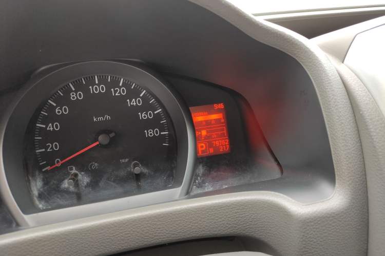 Used Nissan NV200 2018 1.6L CVT Luxury Model Odometer Close Up