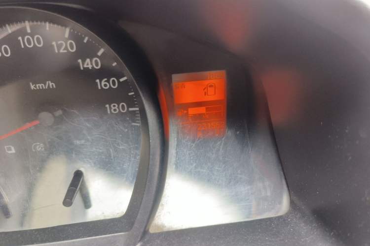 Used Nissan NV200 2010 1.6L Luxury Model Odometer Close Up