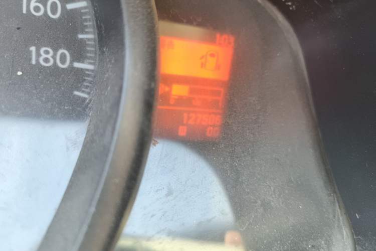 Used Nissan NV200 2010 1.6L Luxury Model Odometer Close Up