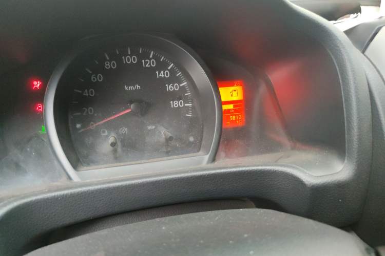 Used Nissan NV200 2010 1.6L Luxury Model Odometer Close Up