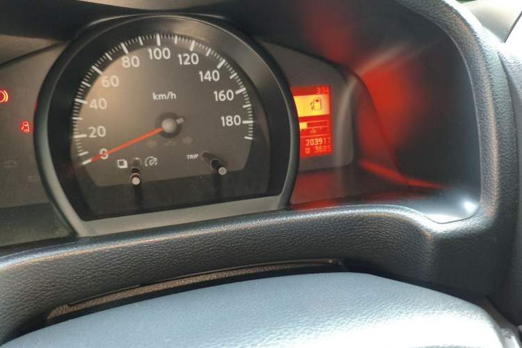 Used Nissan NV200 2012 1.6L 232 Seats Zunya Trim Odometer Close Up