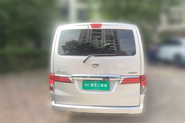 Used Nissan NV200 2013 1.6L Zunya Model China IV Standard Rear
