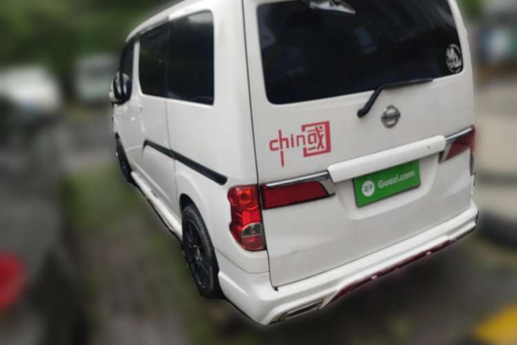 Used Nissan NV200 2013 1.6L Zunya Model China IV Standard Rear Left 45 Deg