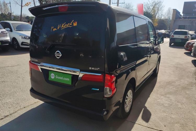 Used Nissan NV200 2014 1.6L Manual Luxury Model China IV Standard Rear Right 45 Deg