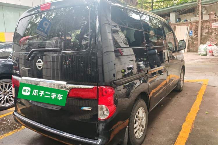 Used Nissan NV200 2014 1.6L CVT Zunya Model China IV Standard Rear Right 45 Deg