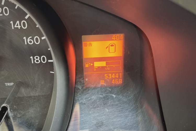 Used Nissan NV200 2014 1.6L Manual Zunya Model China IV Standard Odometer Close Up