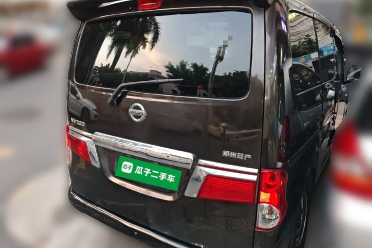 Used Nissan NV200 2014 1.6L CVT Zunya Model China IV Standard Rear Right 45 Deg