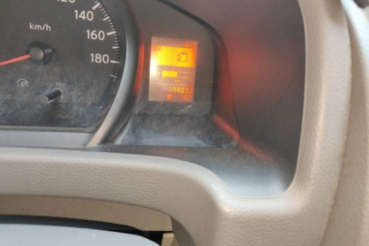 Used Nissan NV200 2014 1.6L Manual Zunya Model China IV Standard Odometer Close Up