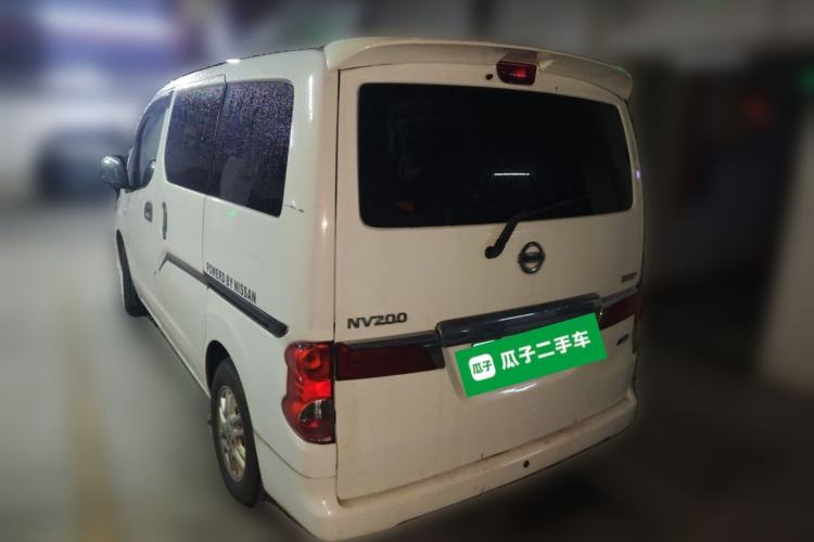 Used Nissan NV200 2014 1.6L Manual Luxury Model China IV Standard Rear Left 45 Deg