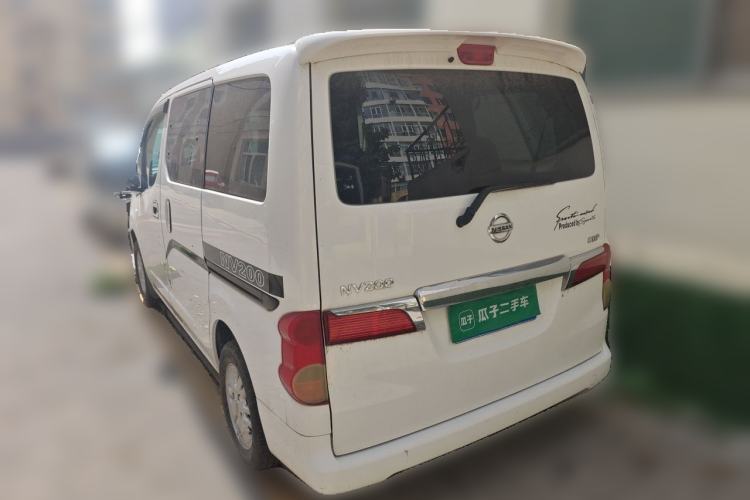 Used Nissan NV200 2014 1.6L Manual Luxury Model China V Standard Rear Left 45 Deg