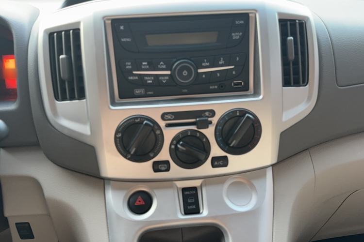 Used Nissan NV200 2016 Revised Version 1.6L Manual - Zunya Trim Audio And AC Panel