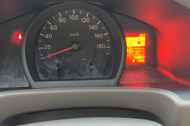 Used Nissan NV200 2016 Revised Version 1.6L Manual - Zunya Trim Odometer Close Up