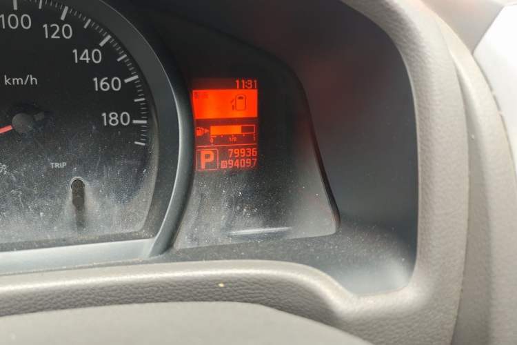 Used Nissan NV200 2016 1.6L CVT Luxury Model Odometer Close Up