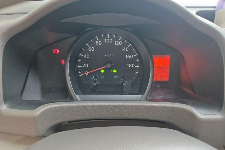 Used Nissan NV200 2016 1.6L CVT Luxury Model Odometer Close Up