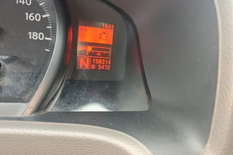Used Nissan NV200 2016 1.6L CVT Luxury Model Odometer Close Up