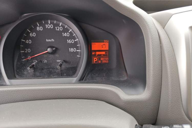 Used Nissan NV200 2018 1.6L CVT Luxury Model Odometer Close Up