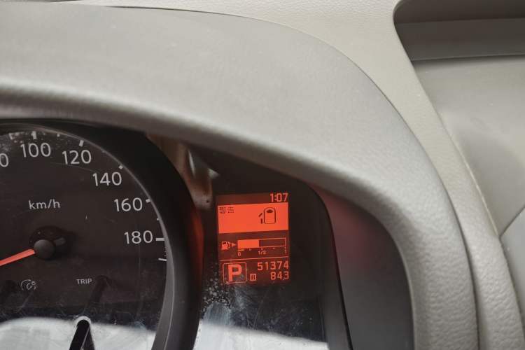 Used Nissan NV200 2018 1.6L CVT Luxury Model Odometer Close Up