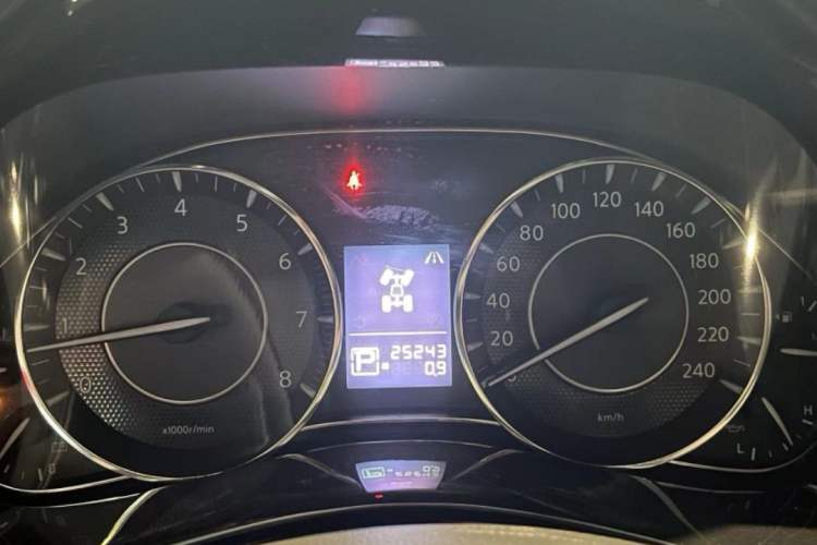 Used Nissan Patrol  Odometer Close Up