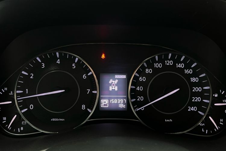 Used Nissan Patrol  Odometer Close Up