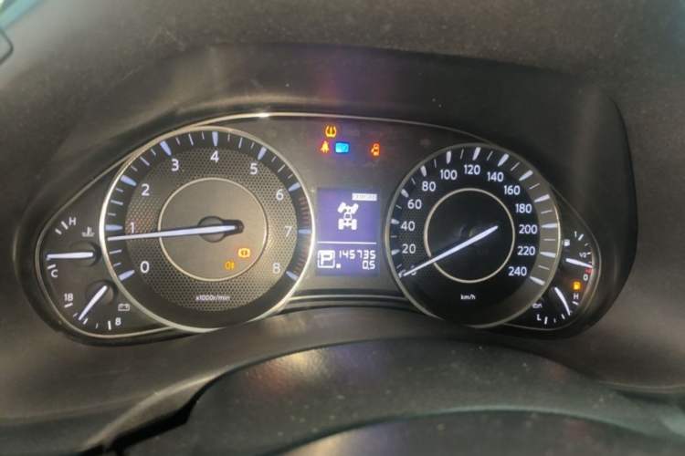 Used Nissan Patrol  Odometer Close Up