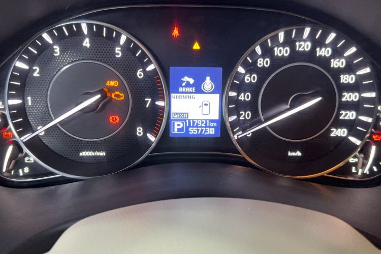 Used Nissan Patrol  Odometer Close Up