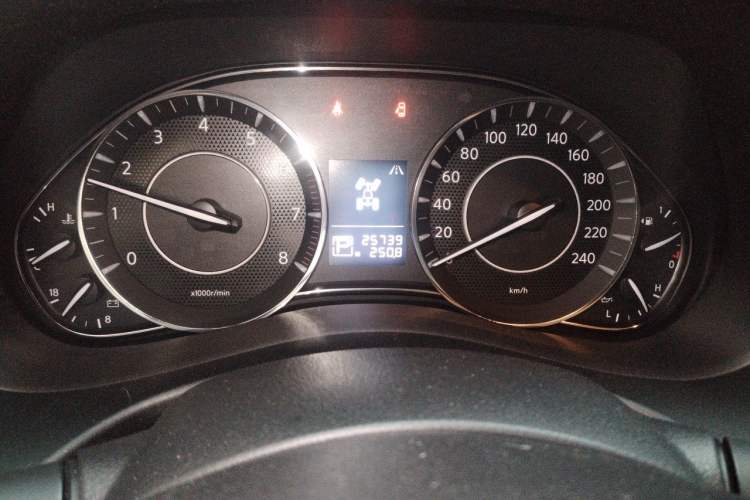 Used Nissan Patrol  Odometer Close Up