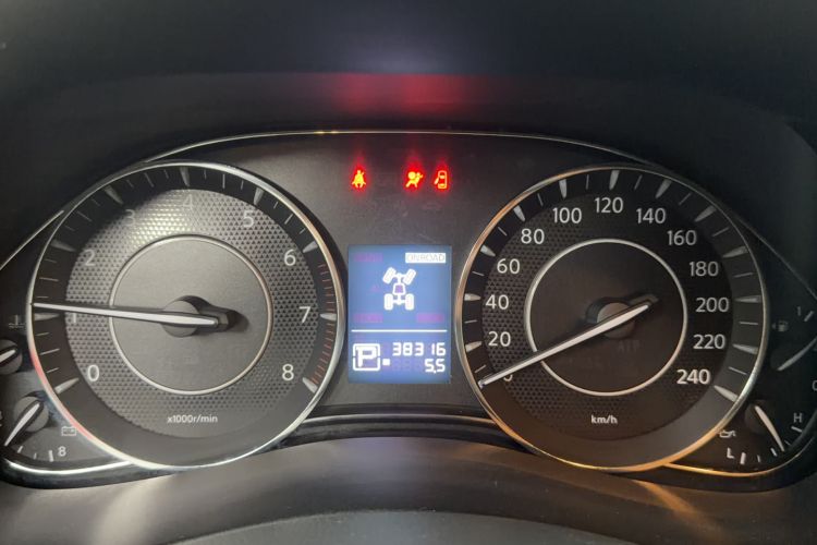 Used Nissan Patrol  Odometer Close Up