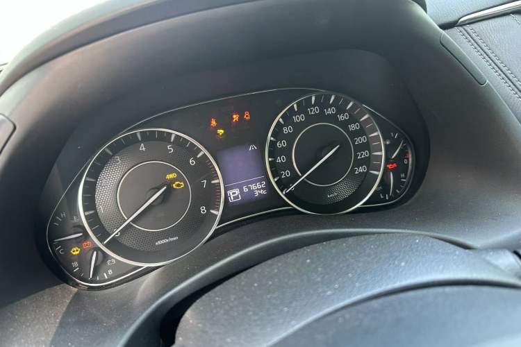 Used Nissan Patrol  Odometer Close Up