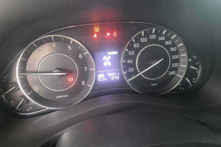 Used Nissan Patrol  Odometer Close Up