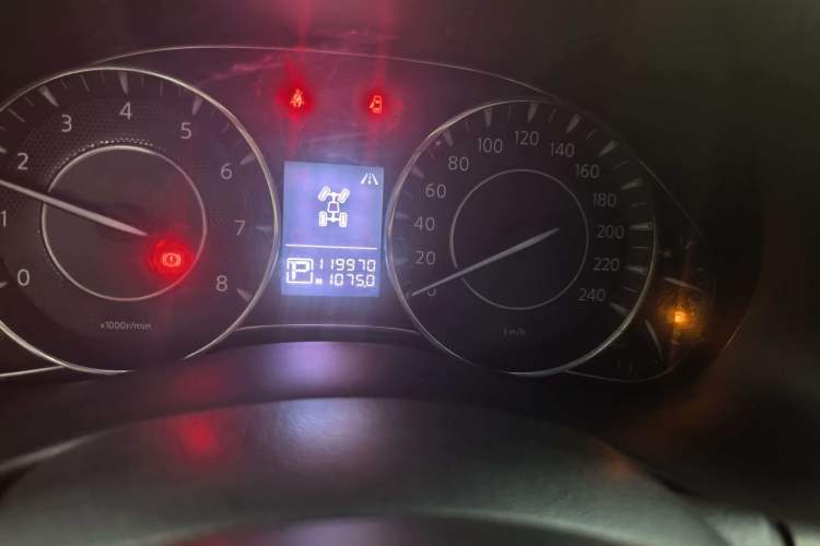 Used Nissan Patrol  Odometer Close Up